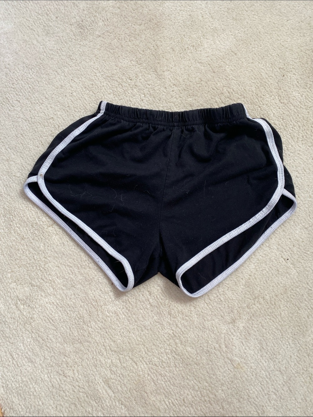 Black Athletic Dolphin Shorts